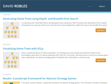 Tablet Screenshot of davidrobles.net